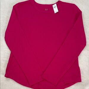 GAP Fuchsia Long Sleeve Tee